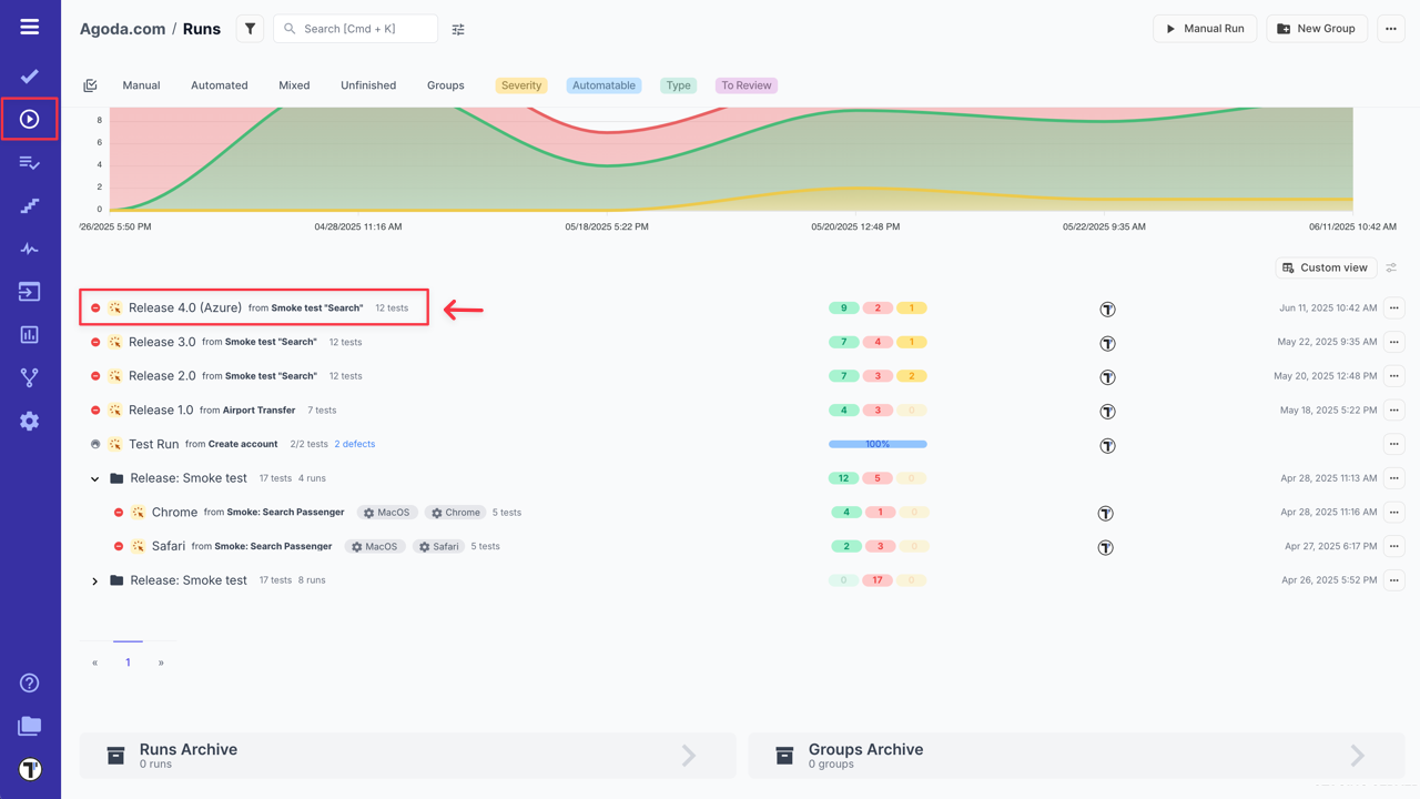 Testomat.io - RunReport